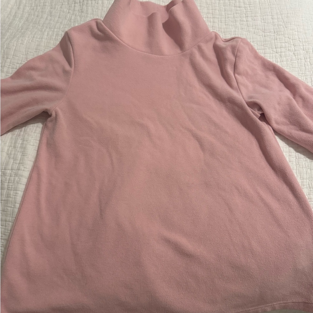 Dudley Stephens Soft Pink Turtleneck Sweater